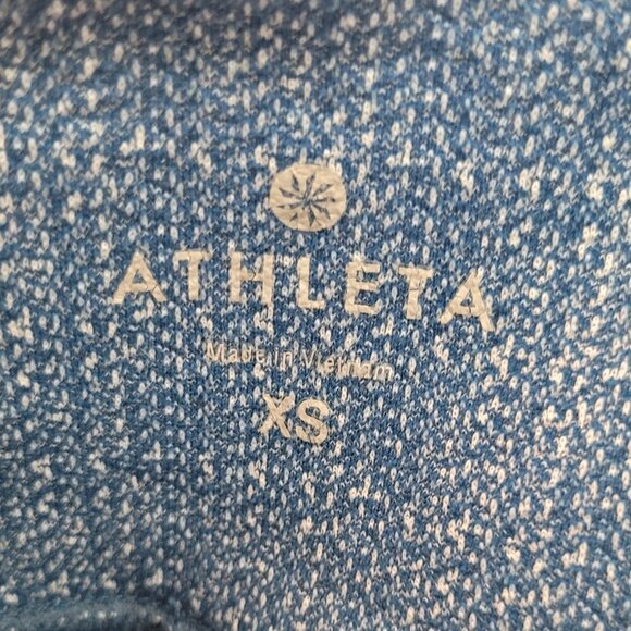 Athleta Static Drifter Capri/Crop Legging Ocean Blue XS 983305 - Picture 8 of 11
